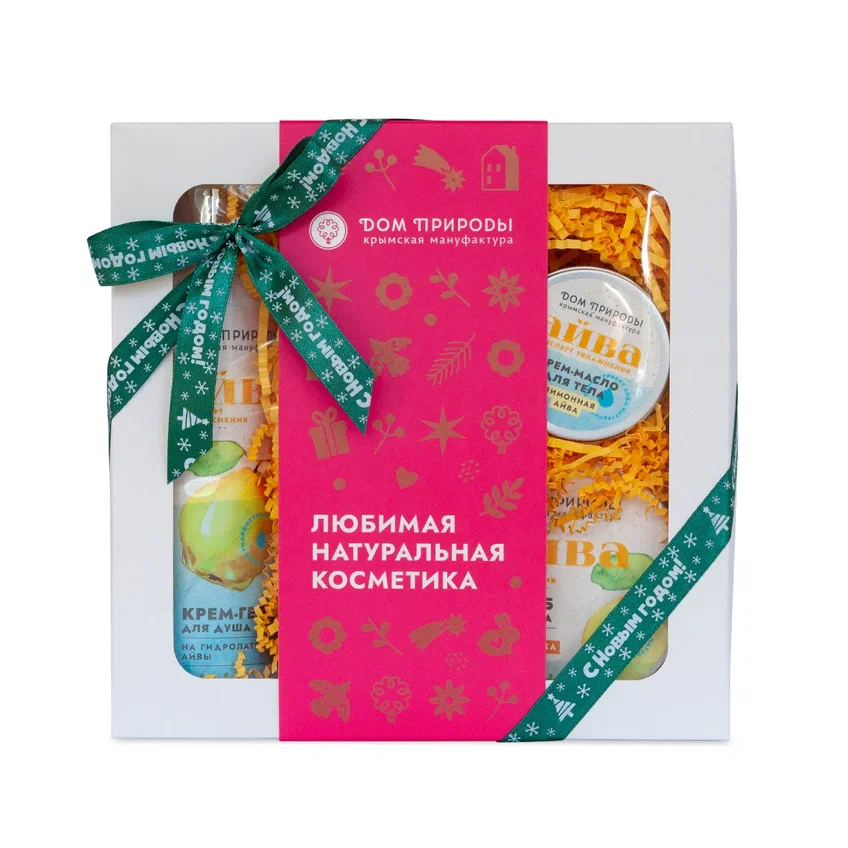 ПОДАРОЧНЫЙ НАБОР КОСМЕТИКИ ДЛЯ УХОДА ЗА ТЕЛОМ ЛИМОННАЯ АЙВА