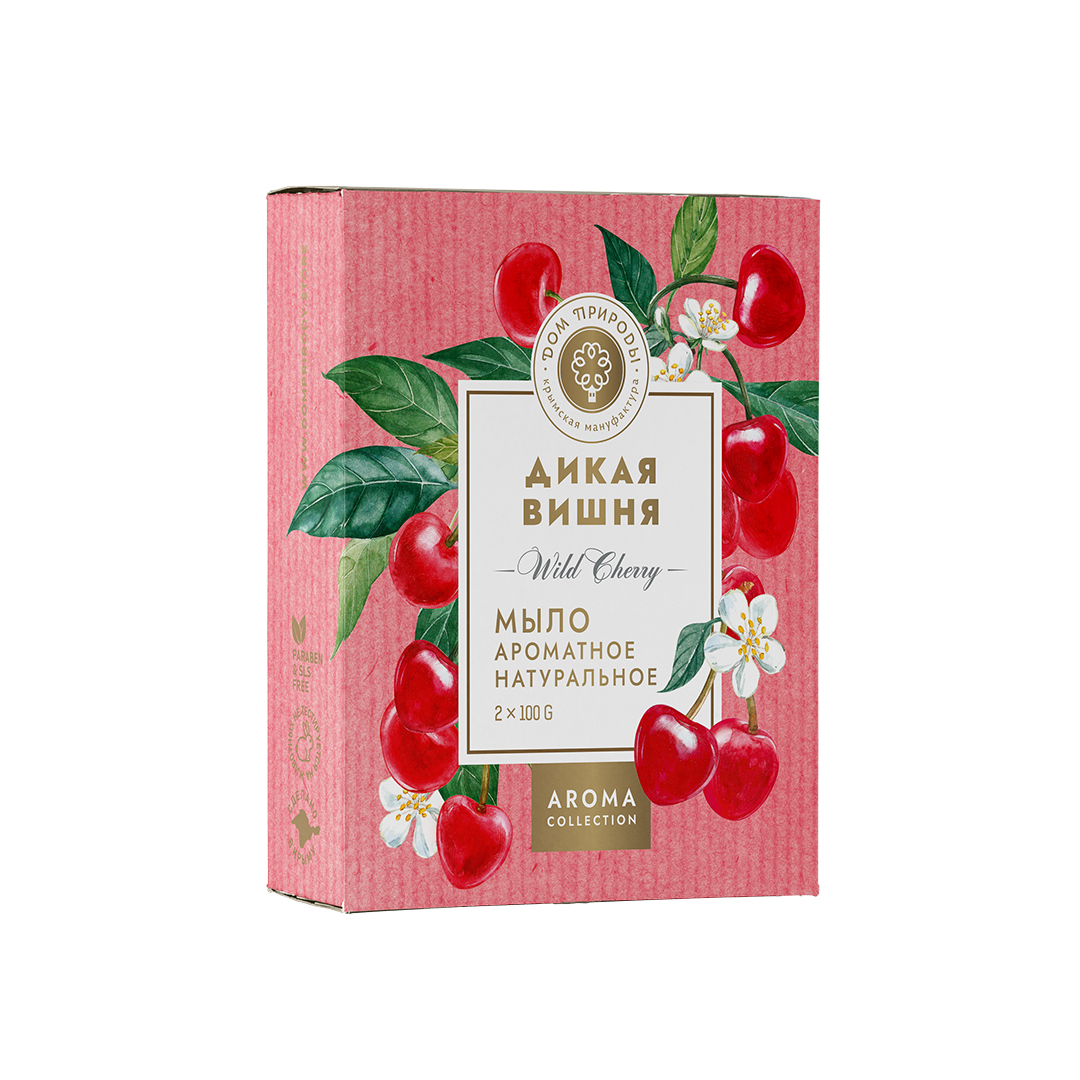 НАБОР МЫЛА НАТУРАЛЬНОГО ДИКАЯ ВИШНЯ