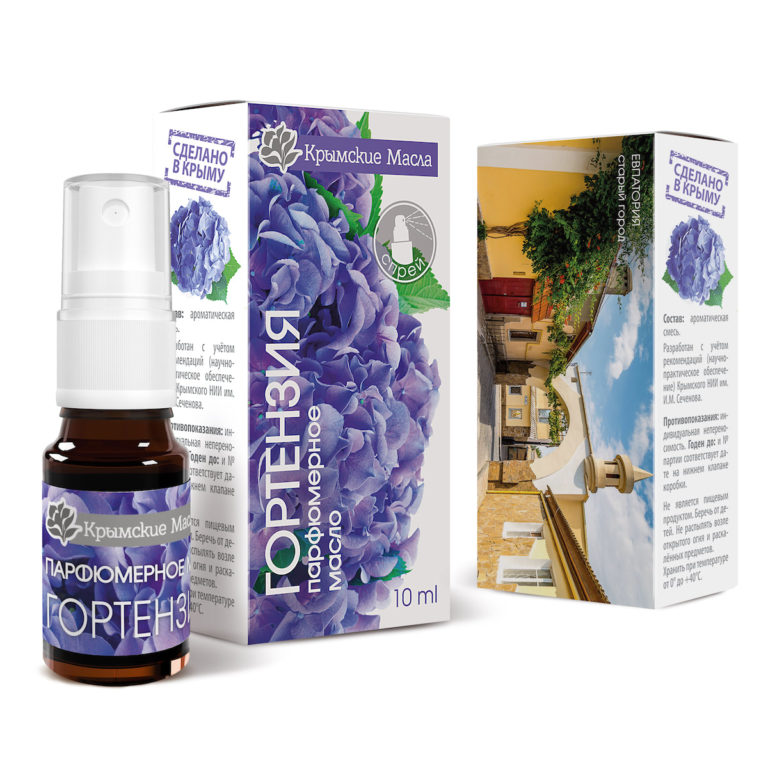 Парфюмерное масло «Гортензия» 10 мл