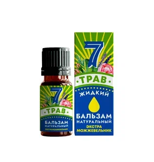 НАТУРАЛЬНЫЙ КРЫМСКИЙ БАЛЬЗАМ 7 ТРАВ ЭКСТРА МОЖЖЕВЕЛЬНИК ЖИДКИЙ