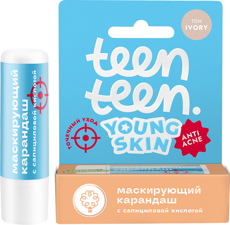 МАСКИРУЮЩИЙ КАРАНДАШ С САЛИЦИЛОВОЙ КИСЛОТОЙ