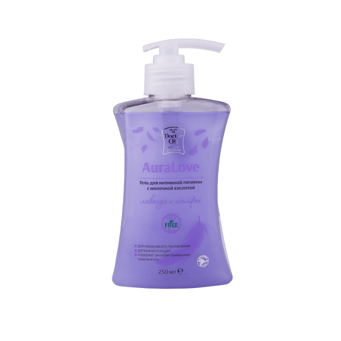 Гель для интимной гигиены с лавандой и шалфеем "AuraLove"