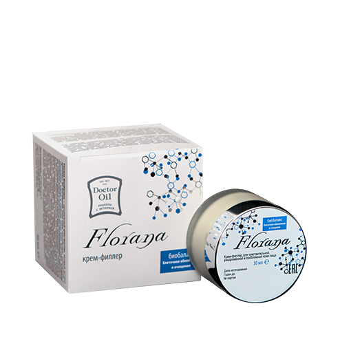 Крем-филлер для чувствительной раздраженной и проблемной кожи Биобаланс Florana