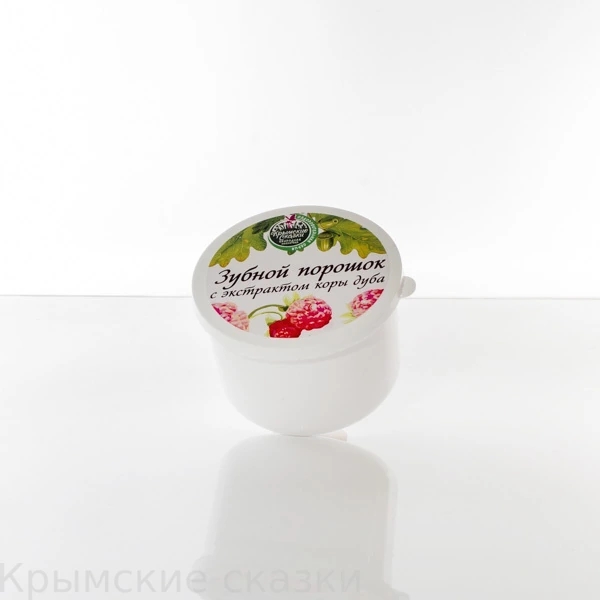 Зубной порошок с экстрактом коры дуба