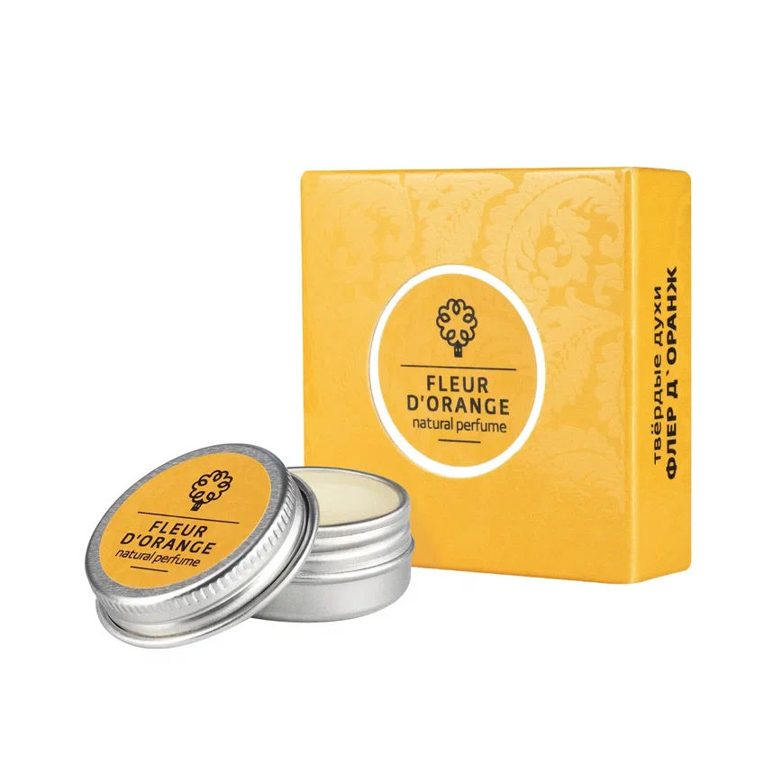 НАТУРАЛЬНЫЕ ТВЕРДЫЕ ДУХИ «ФЛЕР ДЕ ОРАНЖ»