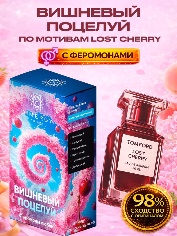 Духи ВИШНЕВЫЙ ПОЦЕЛУЙ по мотивам Lost Cherry