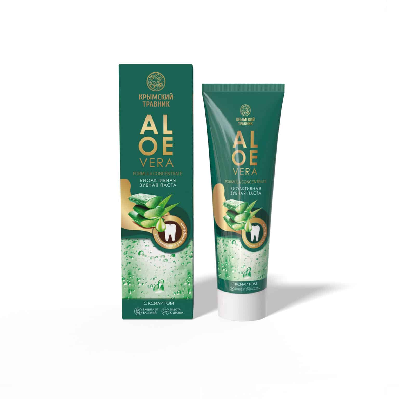 Биоактивная зубная паста «Алоэ» с ксилитом