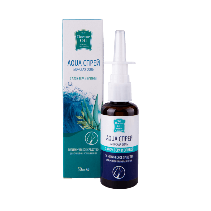AQUA-спрей алоэ-вера и олива