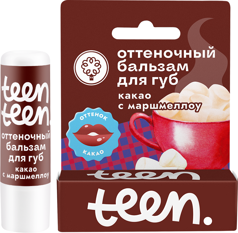 ОТТЕНОЧНЫЙ БАЛЬЗАМ ДЛЯ ГУБ КАКАО С МАРШМЕЛЛОУ