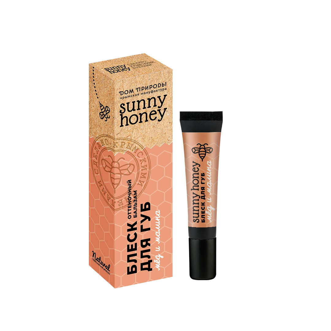 ОТТЕНОЧНЫЙ БАЛЬЗАМ ДЛЯ ГУБ МЁД И МАЛИНА