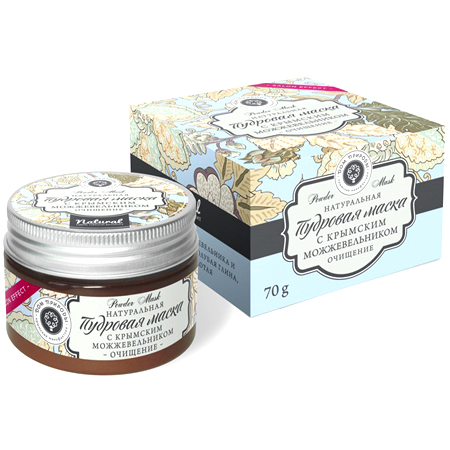 НАТУРАЛЬНАЯ ПУДРОВАЯ МАСКА С КРЫМСКИМ МОЖЖЕВЕЛЬНИКОМ