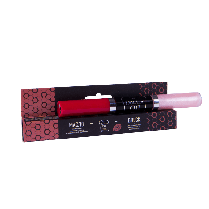 Блеск-масло для губ двусторонний, фрезия