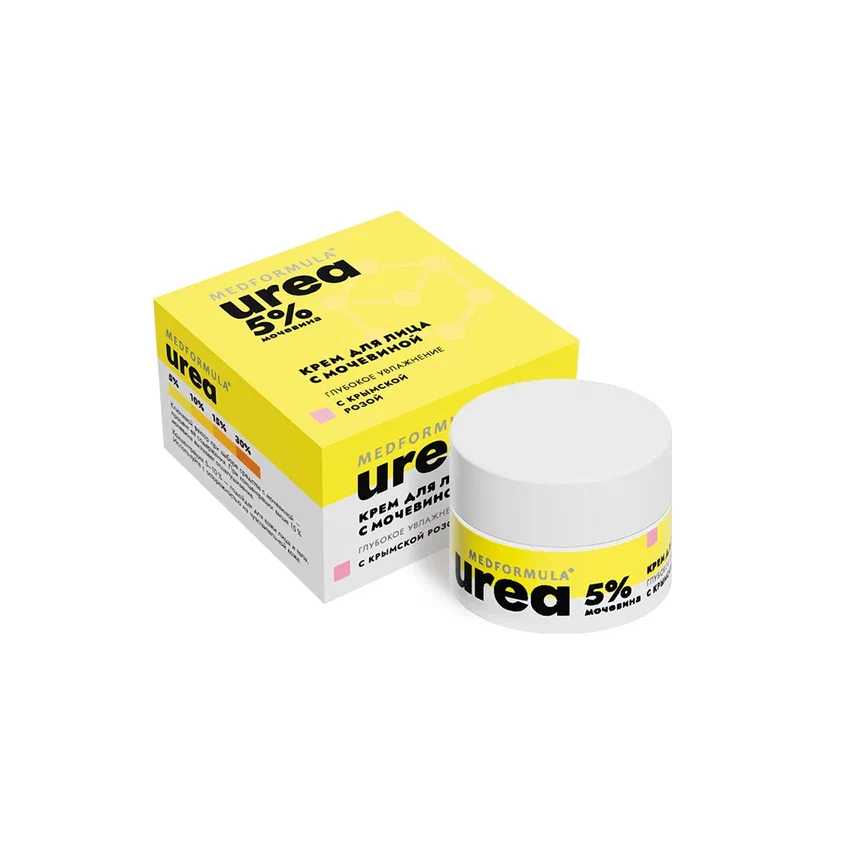 КРЕМ ДЛЯ ЛИЦА 5% МОЧЕВИНЫ С КРЫМСКОЙ РОЗОЙ
