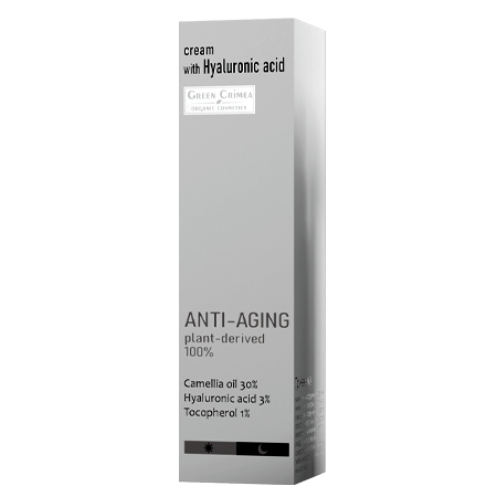 Крем для лица Anti-Aging с гиалуроновой кислотой Антивозрастной 