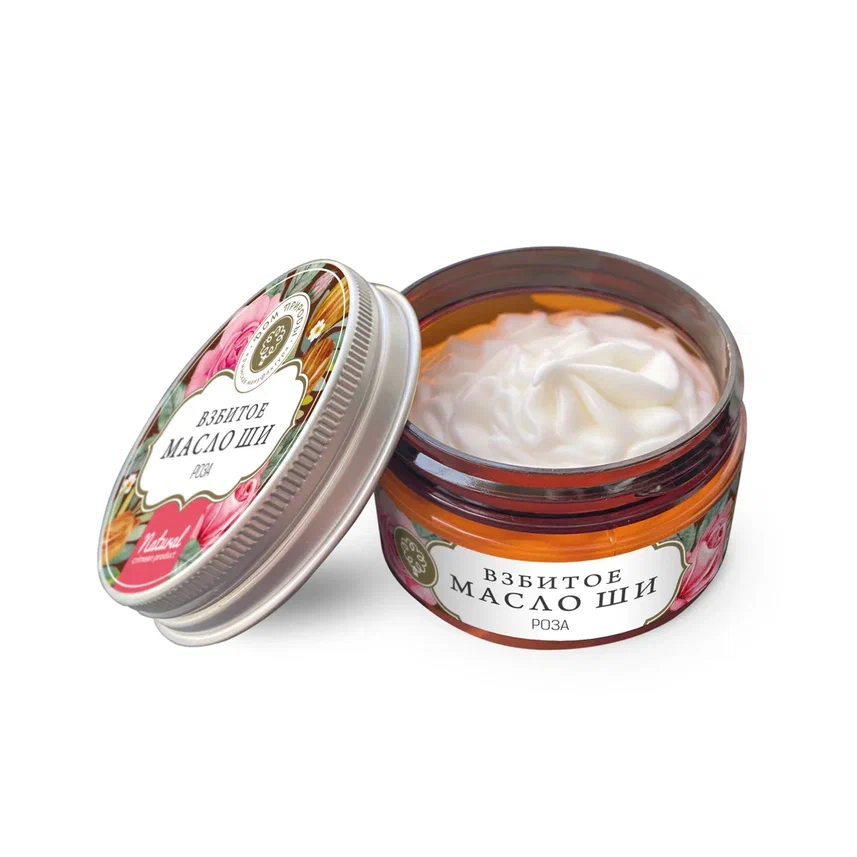 ВЗБИТОЕ МАСЛО ШИ ДЛЯ ТЕЛА РОЗА