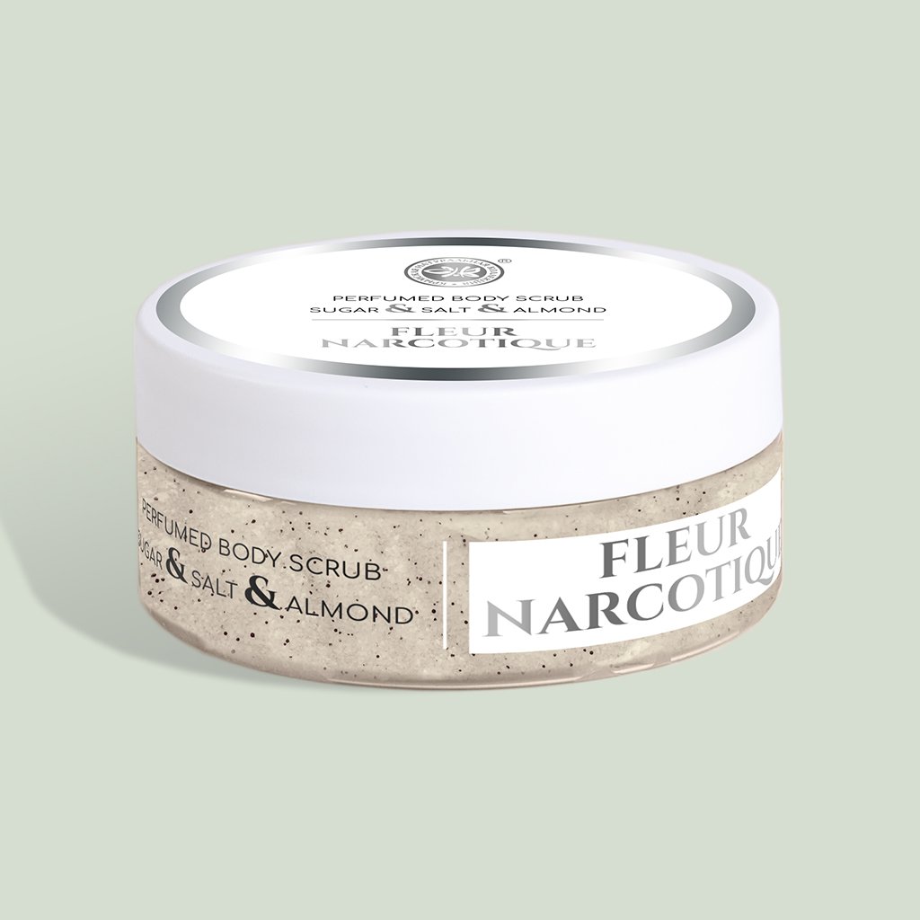 Парфюмированный сахарно-солевой скраб Fleur Narcotique для тела