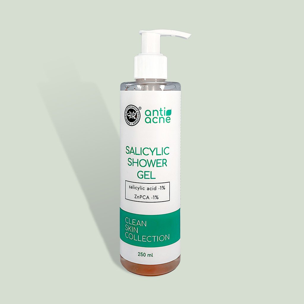 Салициловый гель для душа anti-acne для проблемной кожи CLEAN SKIN COLLECTION