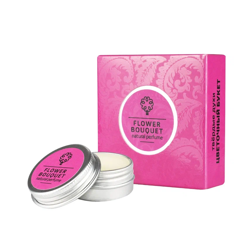 НАТУРАЛЬНЫЕ ТВЕРДЫЕ ДУХИ «ЦВЕТОЧНЫЙ БУКЕТ»