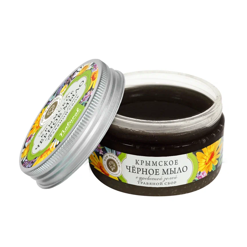 КРЫМСКОЕ ЧЕРНОЕ МЫЛО ТРАВЯНОЙ СБОР