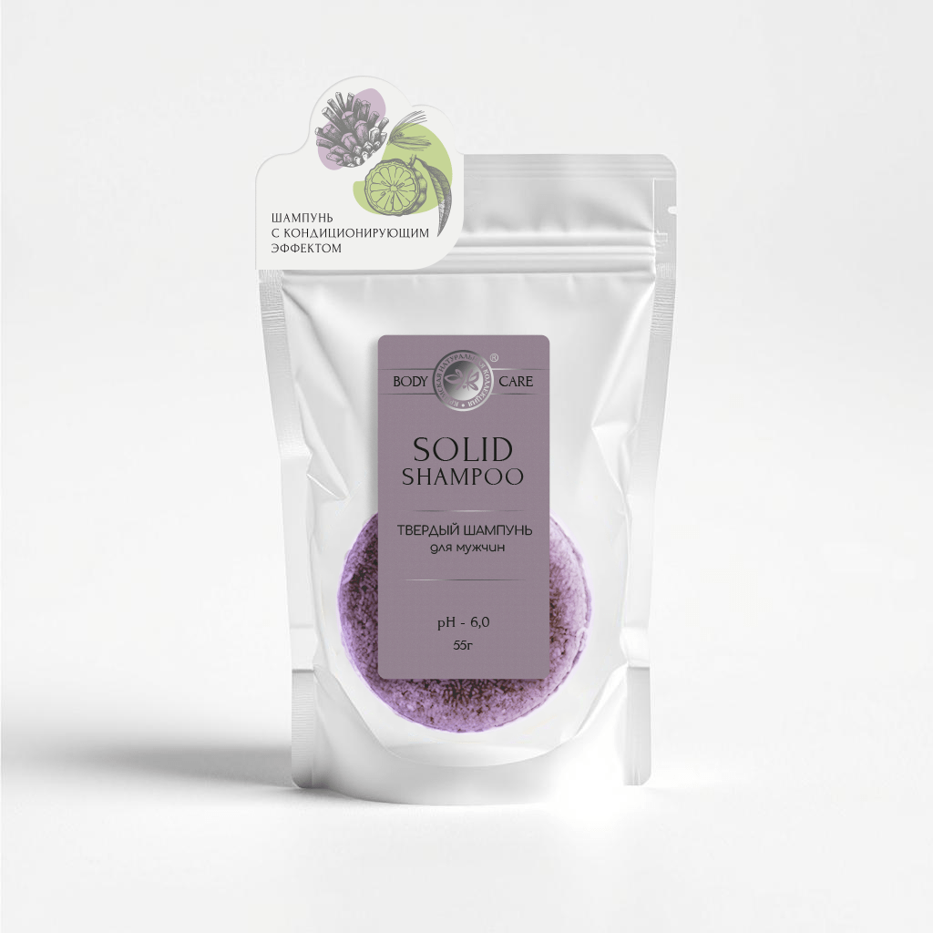 Твердый шампунь для мужчин