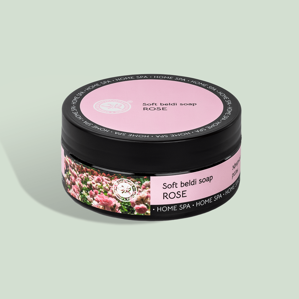 Мягкое мыло бельди Роза HOME SPA