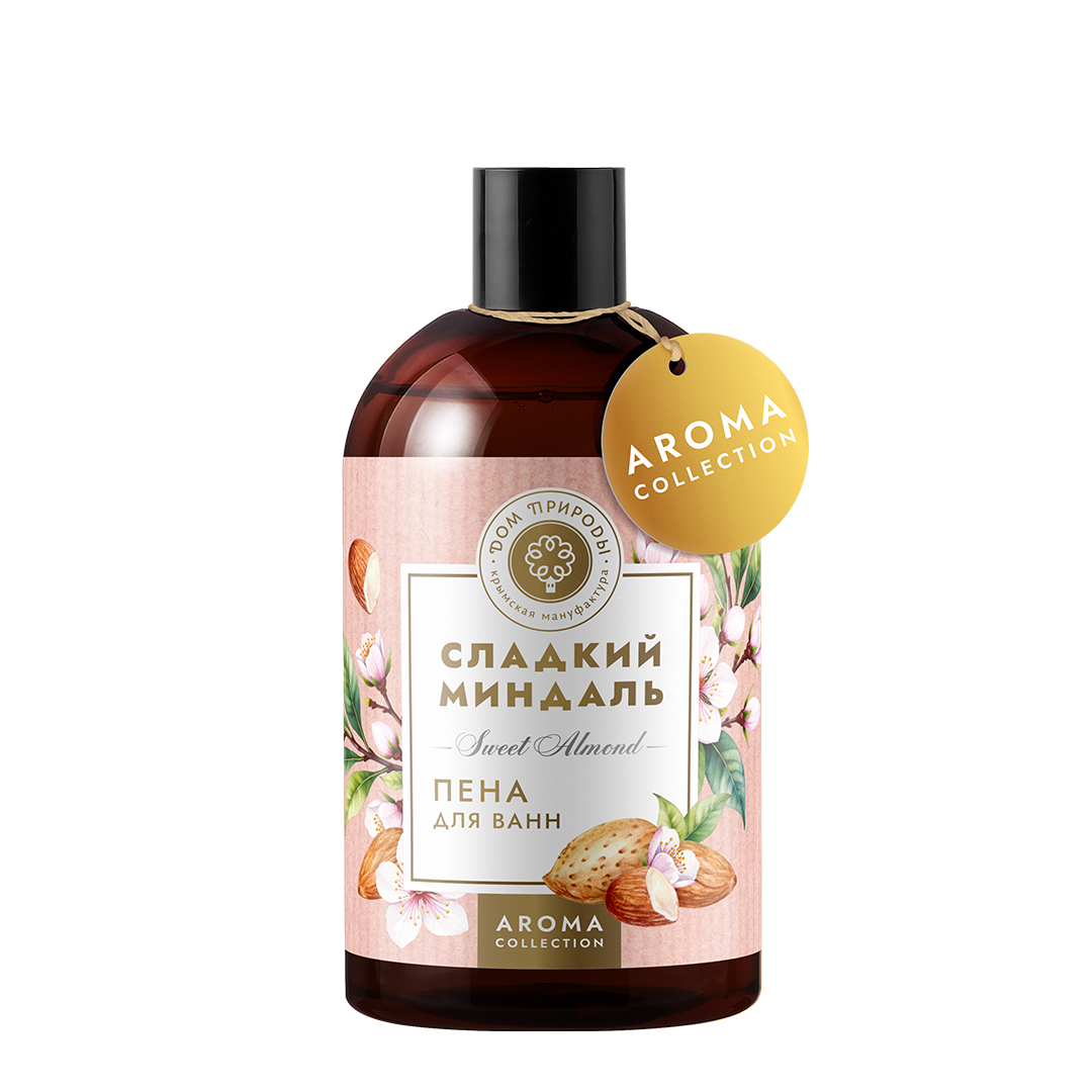 ПЕНА ДЛЯ ВАНН НА МИНДАЛЬНОМ МОЛОКЕ