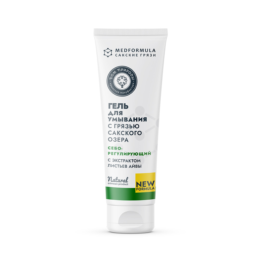 ГЕЛЬ ДЛЯ УМЫВАНИЯ С ГРЯЗЬЮ САКСКОГО ОЗЕРА ДЛЯ ЖИРНОЙ КОЖИ