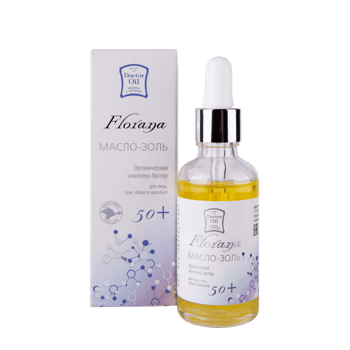 Масло-золь 50+ для ухода за кожей лица Florana