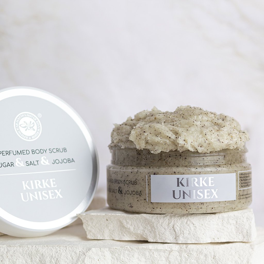 Парфюмированный сахарно-солевой скраб для тела Kirke unisex