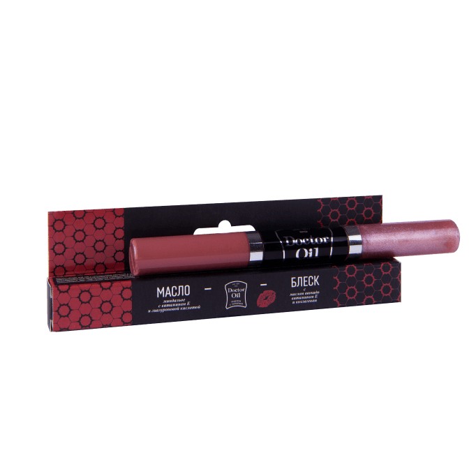 Блеск-масло для губ двусторонний, нуга