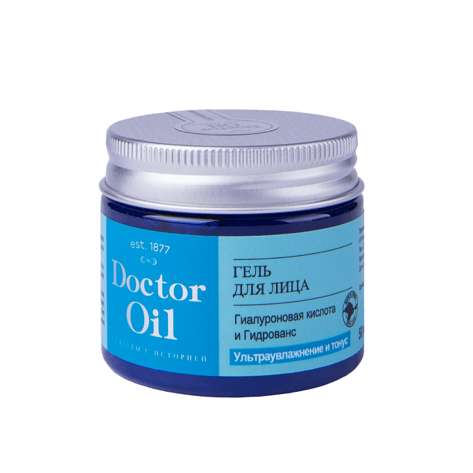 Гель для лица ультраувлажнение и тонус гиалуроновая кислота и гидрованс