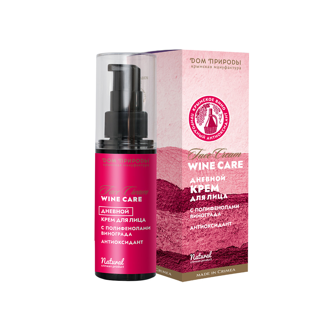 ДНЕВНОЙ КРЕМ ДЛЯ ЛИЦА АНТИОКСИДАНТ WINE CARE