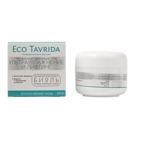 Крем Биоль для области вокруг глаз «Ультраувлажнение и Лифтинг» 30 мл SPF 15