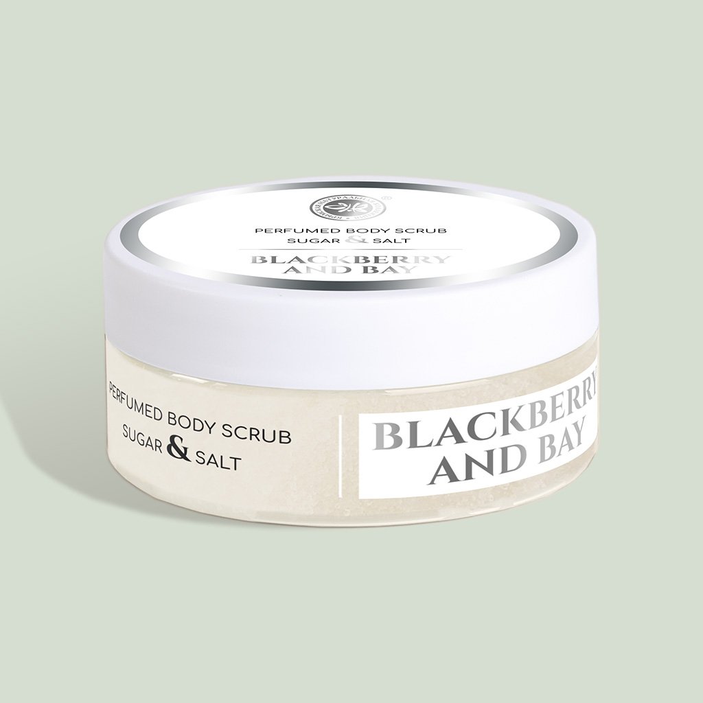 Парфюмированный сахарно-солевой скраб для тела Blackberry & Bay