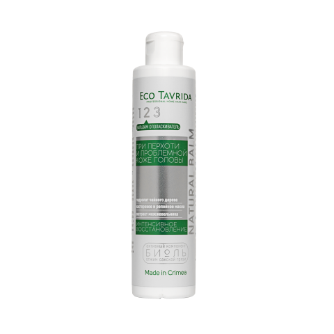 Бальзам ополаскиватель интенсивное восстановление при пехоти с Биолем 210 мл