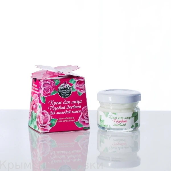 Крем для лица РОЗОВЫЙ дневной для молодой кожи