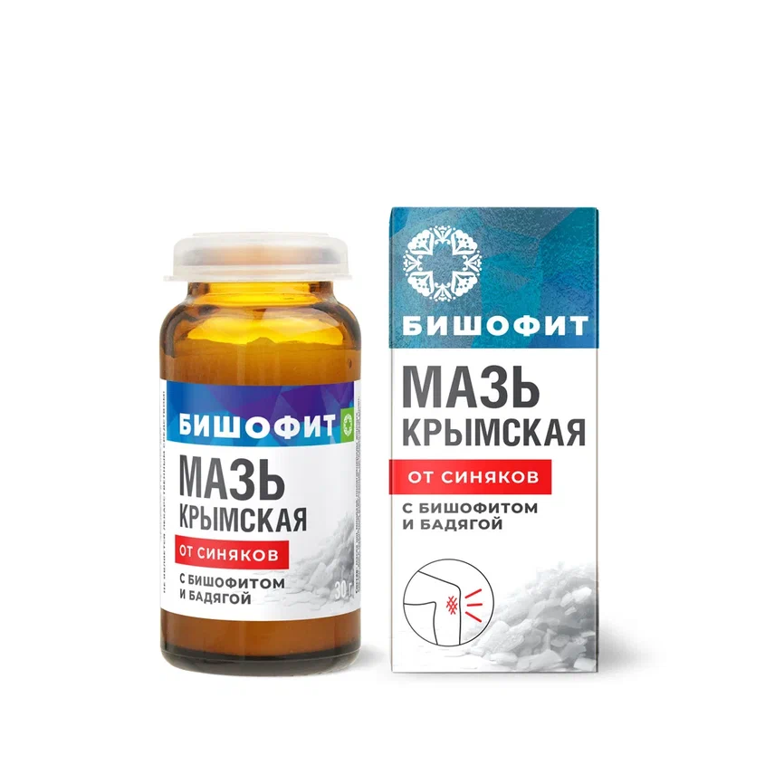 МАЗЬ КРЫМСКАЯ С БИШОФИТОМ И БАДЯГОЙ ОТ СИНЯКОВ