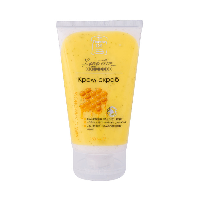 Крем-скраб с полирующим эффектом "Мед и витамин С"