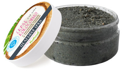 Скраб для лица Целебная грязь для проблемной кожи кокосовый