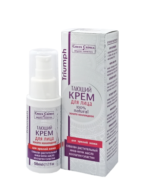 Тающий крем для лица Triumph с коллоидным золотом для зрелой кожи