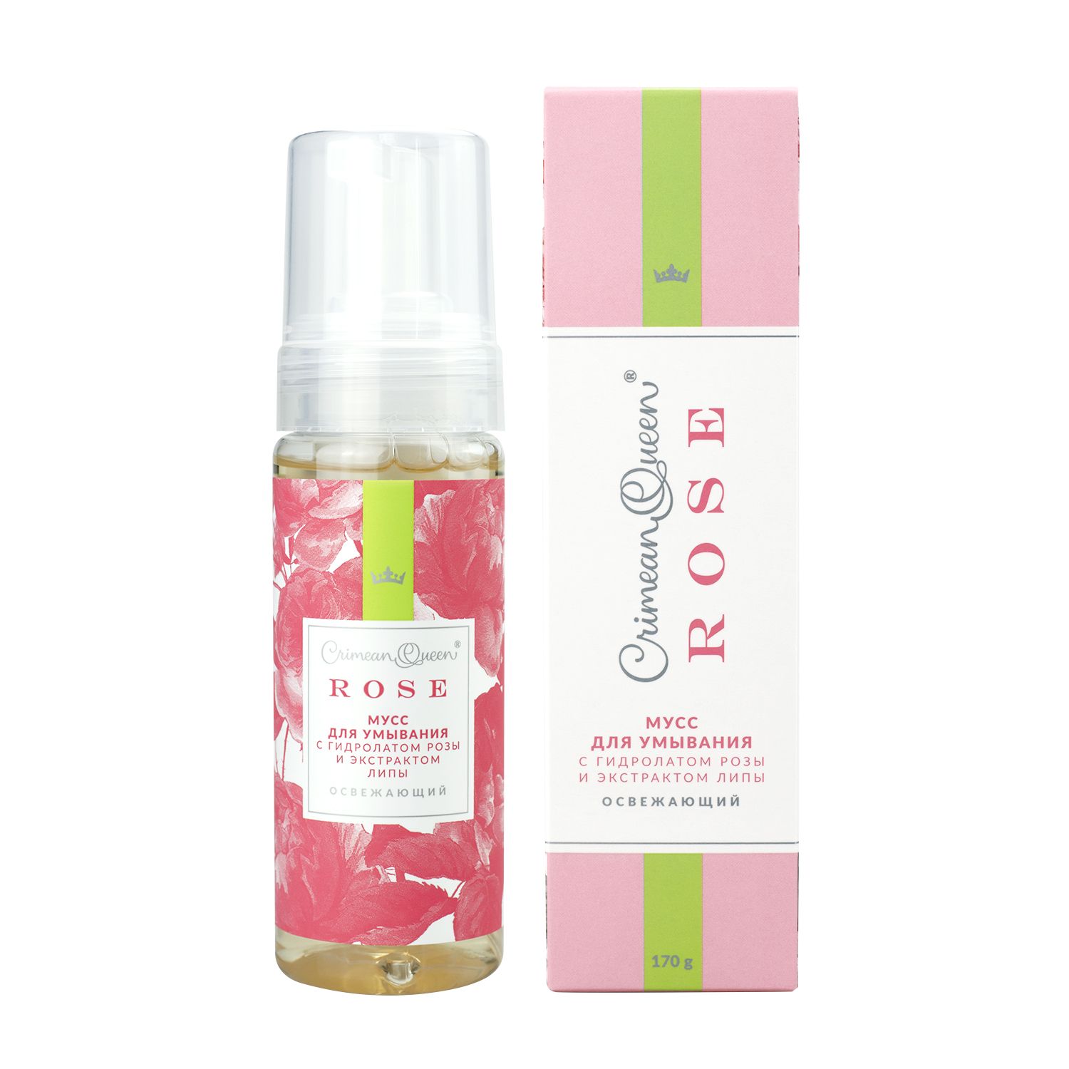 МУСС ДЛЯ УМЫВАНИЯ «ОСВЕЖАЮЩИЙ» С ГИДРОЛАТОМ РОЗЫ