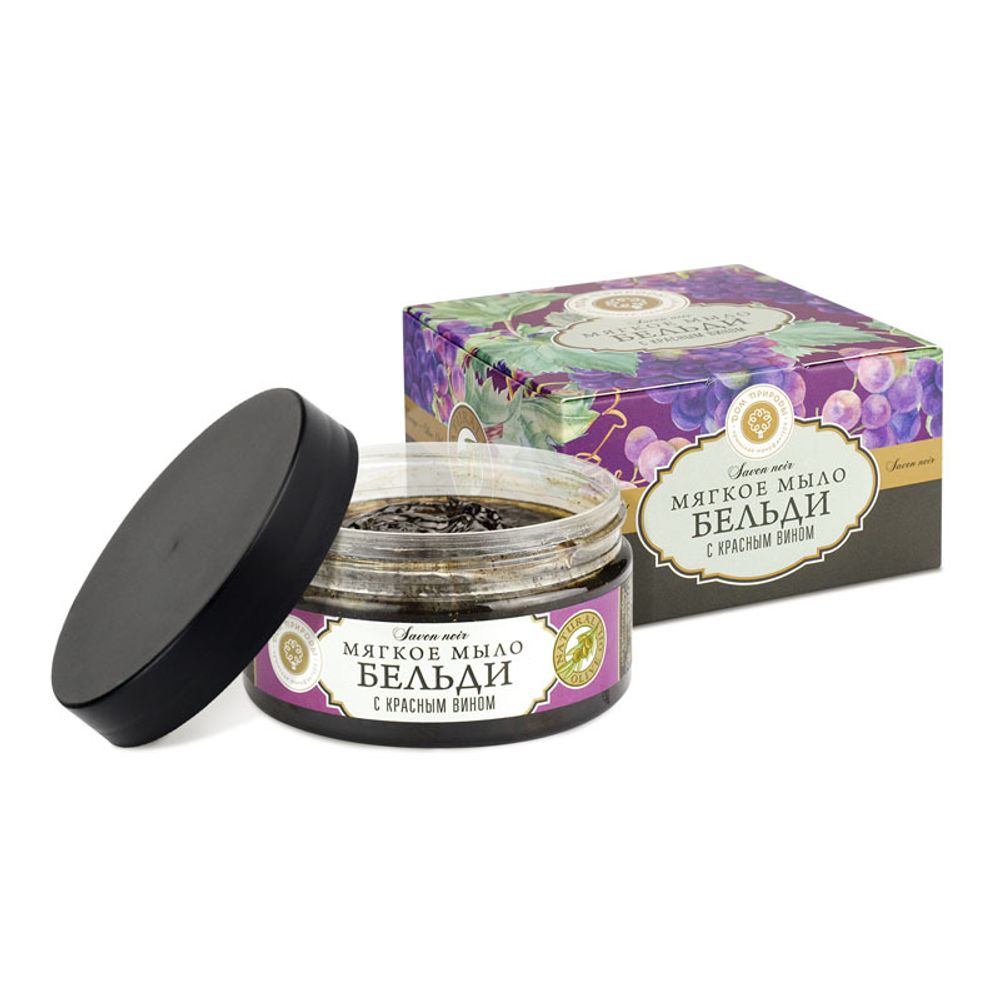 МЯГКОЕ МЫЛО БЕЛЬДИ С КРАСНЫМ ВИНОМ