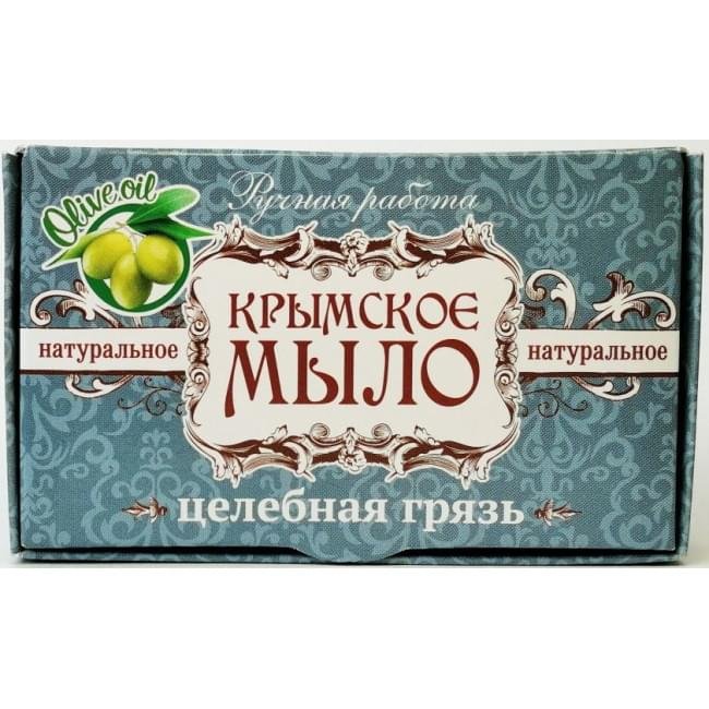 Крымское мыло натуральное Целебная грязь