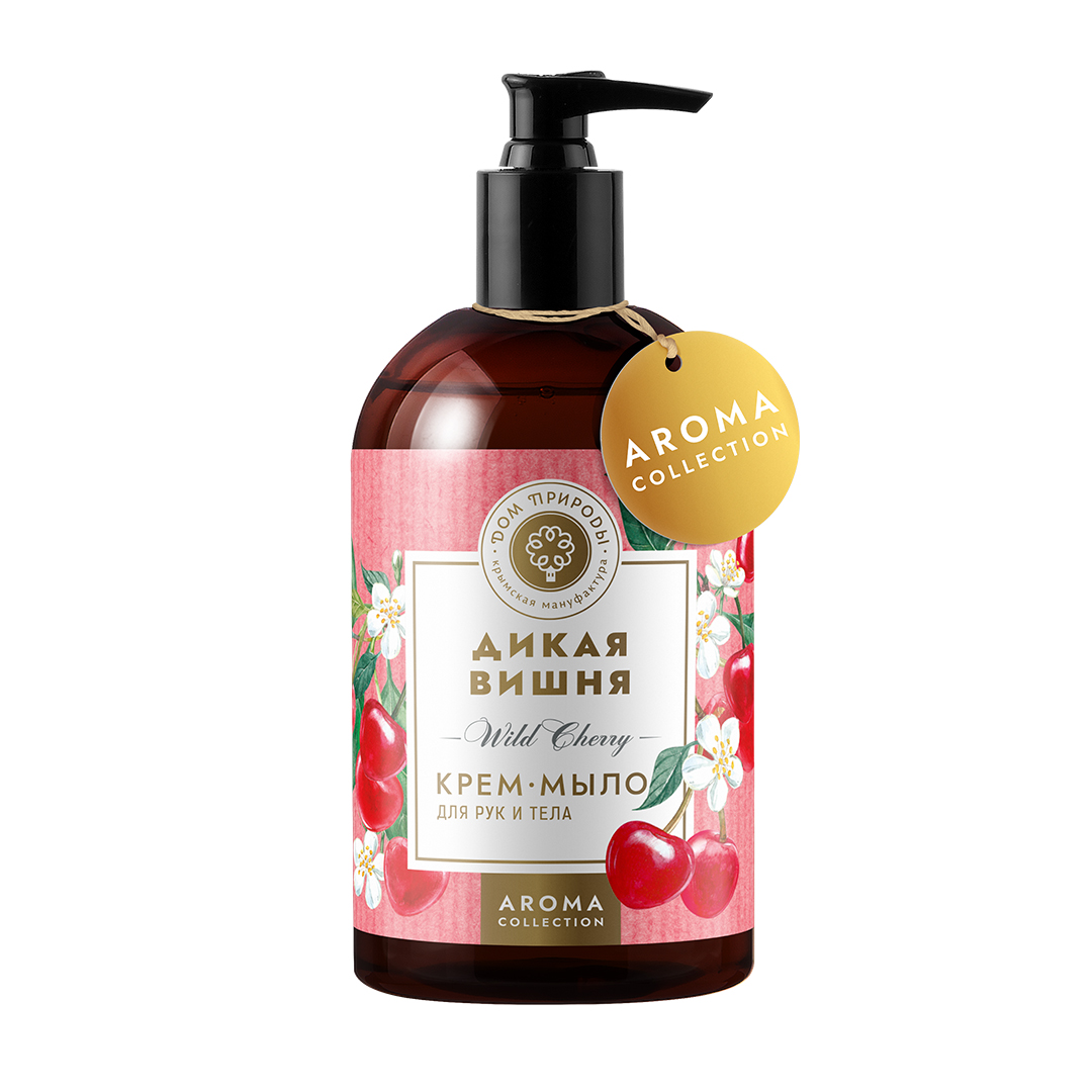 КРЕМ-МЫЛО ДЛЯ РУК И ТЕЛА ДИКАЯ ВИШНЯ