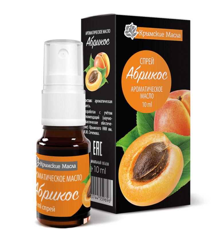 Ароматическое масло «Абрикос» 10 мл