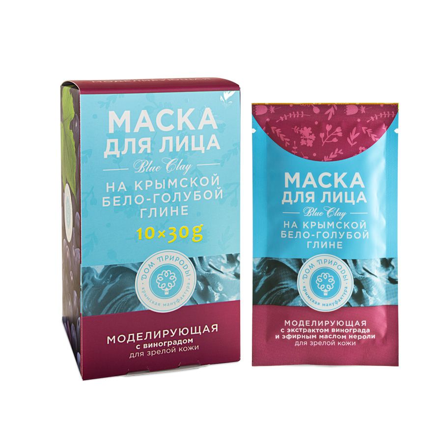 МАСКА МОДЕЛИРУЮЩАЯ ДЛЯ ЗРЕЛОЙ КОЖИ НА ОСНОВЕ КРЫМСКОЙ БЕЛО-ГОЛУБОЙ ГЛИНЫ (САШЕ)