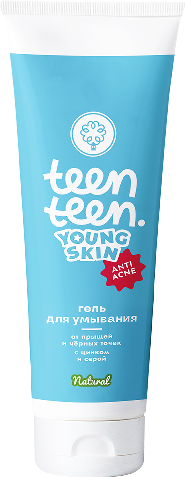 ГЕЛЬ ДЛЯ УМЫВАНИЯ ОТ ПРЫЩЕЙ И ЧЁРНЫХ ТОЧЕК С ЦИНКОМ И СЕРОЙ