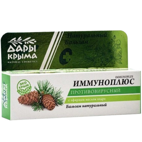 Бальзам «Иммуноплюс» противовирусный с эфирным маслом кедра ТМ Дары Крыма